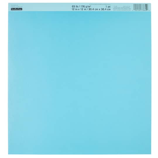 48 Pack: Lunar Blue Glisten Paper by Recollections™, 12" x 12"